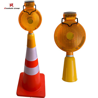 quality 185 mm Garagem luz de alerta de trânsito temporária inteligentes barreiras de trânsito de concreto factory