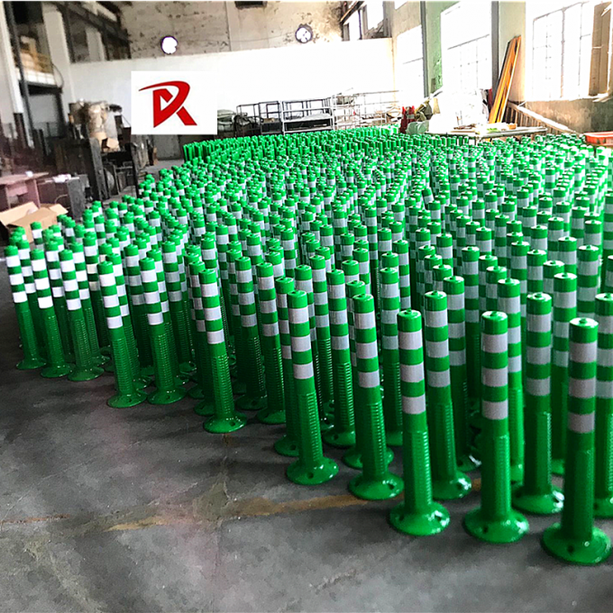 Ponto de sinalização de estacionamento de primavera Segurança rodoviária Ponto de sinalização de estacionamento de poliéster flexível 10