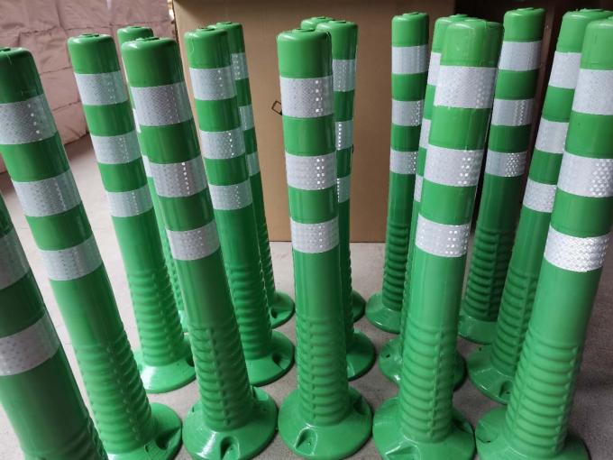 Aviso de segurança rodoviária ao ar livre de 75 cm Pólvora de aviso de trânsito de plástico PU durável 14