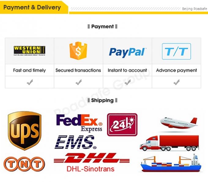 Aviso de seguran&ccedil;a rodovi&aacute;ria ao ar livre de 75 cm P&oacute;lvora de aviso de tr&acirc;nsito de pl&aacute;stico PU dur&aacute;vel 26