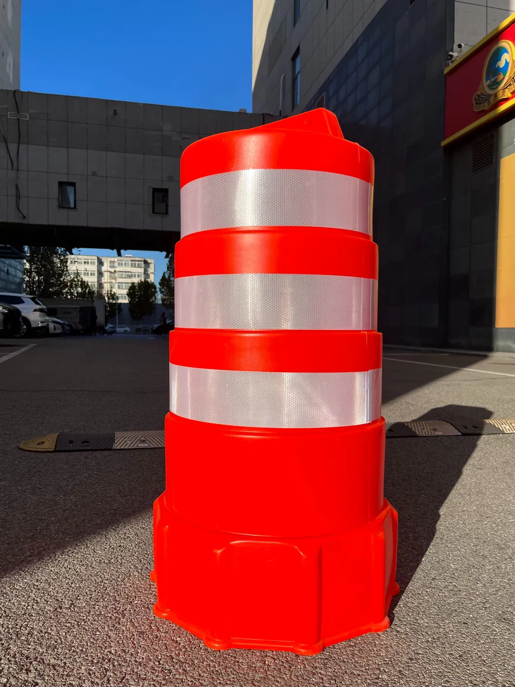 ROADSAFE Venda quente PE Tambor de trânsito Barris de colisão Segurança rodoviária Barril de alerta refletor 2