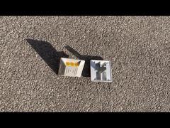 ROADSAFE 100*100*20/90mm LOGO Personalizado Tachão Rodoviário de Alumínio de Alta Qualidade Pedra Rodoviária Segurança Refletiva C