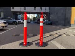 Poste delimitador de segurança rodoviária T-Top de 110cm com refletor de tráfego