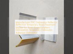 Fabricante de delineador de PVC Refletor Marcador de pavimento rodoviário temporário refletivo para marcações de resselagem de estradas, Delineador temporário, Delineador adesivo