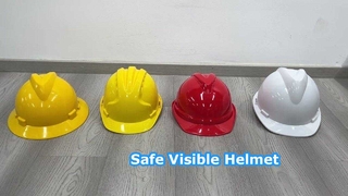 Capacete de segurança resistente, leve e visível